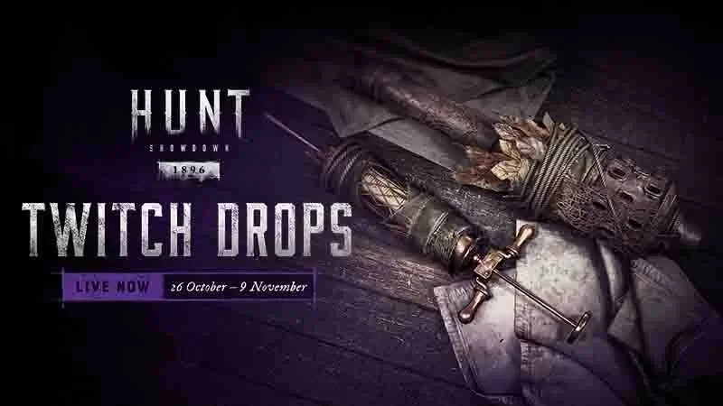 Banner zu den Twitch Drops von Hunt: Showdown 1896 vom 26. Oktober bis 9. November